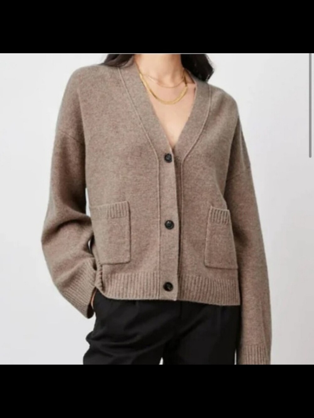 RAILS LINDI CASHMERE WOOL CARTIGAN SZ S